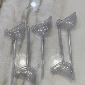 Clear Bird-Shaped Plastic self watering tubes for plants